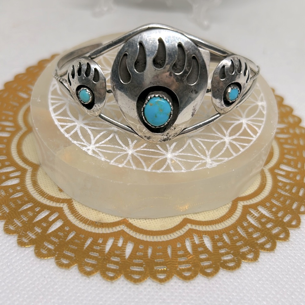 Native Statement Bear Claw Cuff - image 1